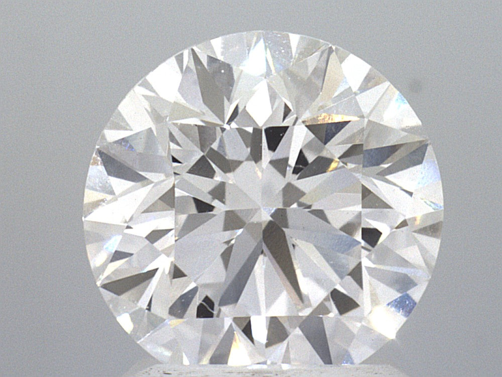 2.18 Carats Round Shape White Lab Grown Diamond