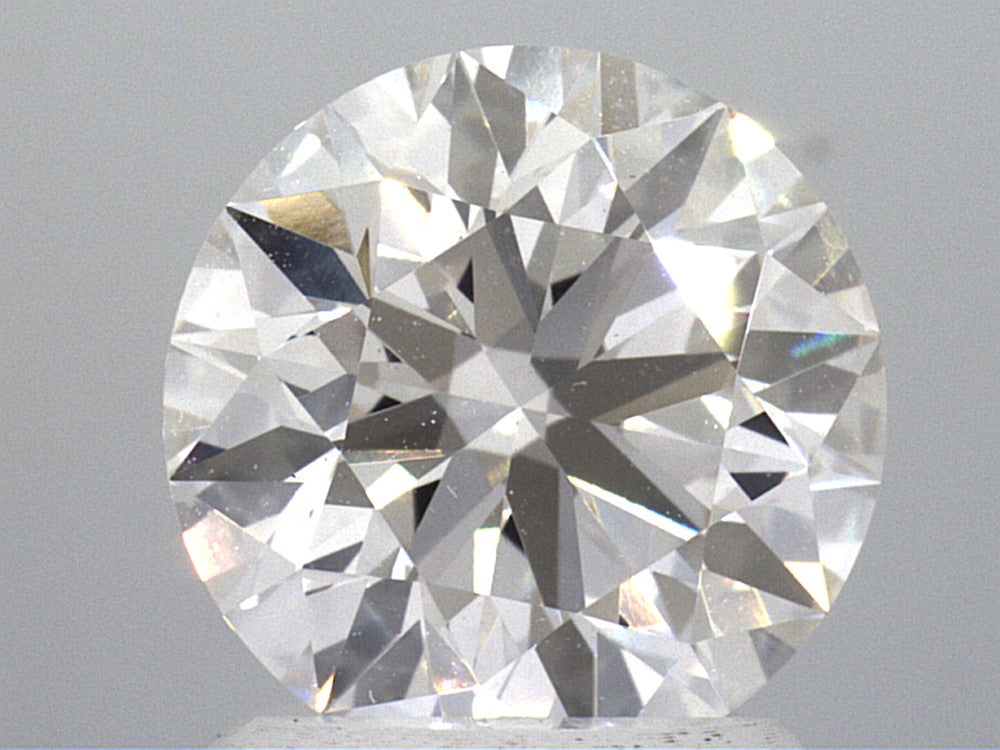 2.04 Carats Round Shape White Lab Grown Diamond