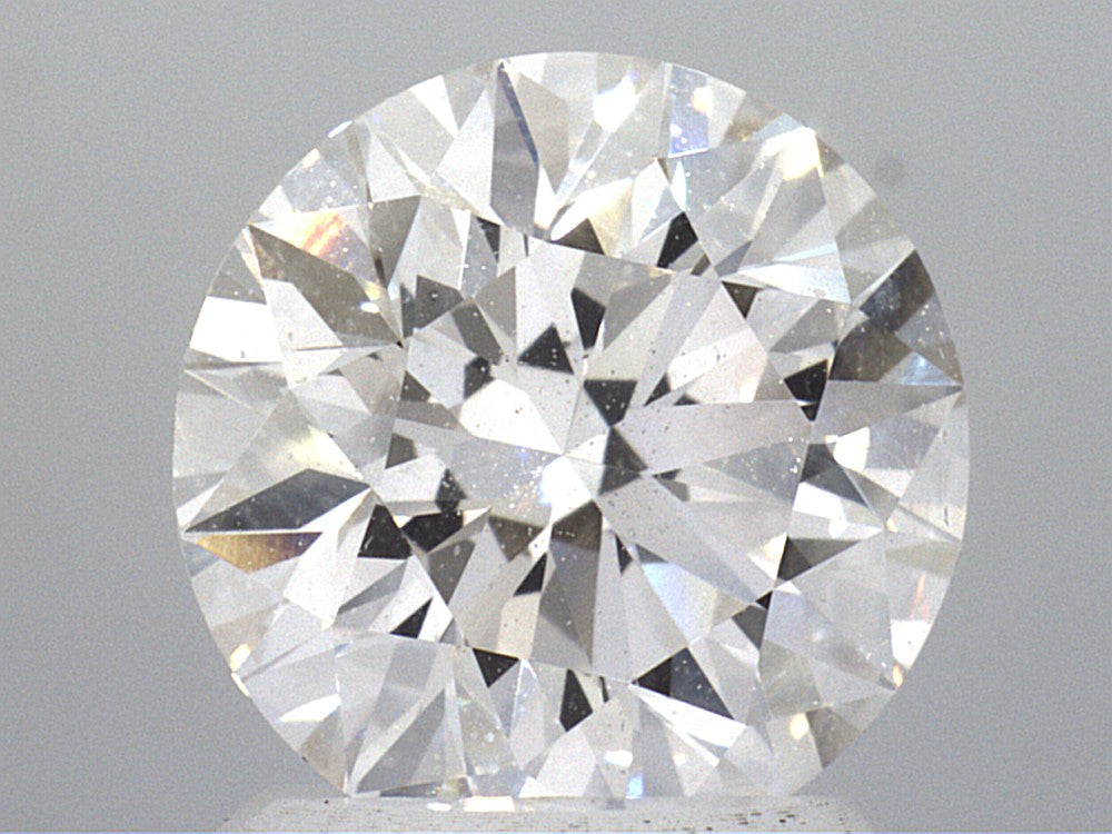 2.06 Carats Round Shape White Lab Grown Diamond