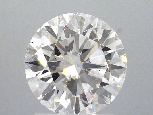 1.76 Carats Round Shape White Lab Grown Diamond