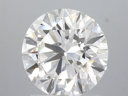 1.66 Carats Round Shape White Lab Grown Diamond