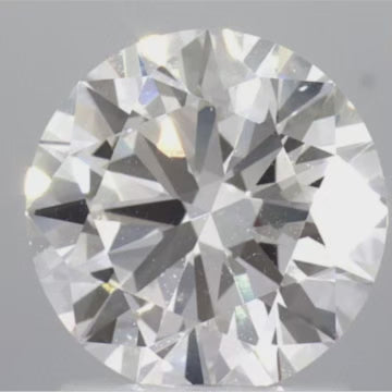 1.66 Carats Round Shape White Lab Grown Diamond