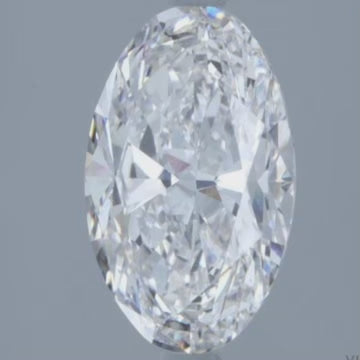 2.24 Carats Oval Shape White Lab Grown Diamond