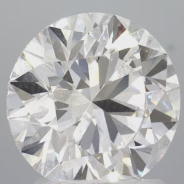 2.26 Carats Round Shape White Lab Grown Diamond