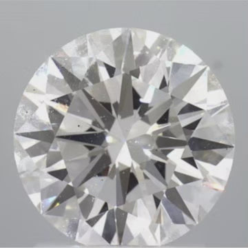 1.76 Carats Round Shape White Lab Grown Diamond