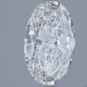 2.14 Carats Oval Shape White Lab Grown Diamond