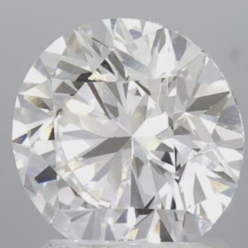 2.18 Carats Round Shape White Lab Grown Diamond