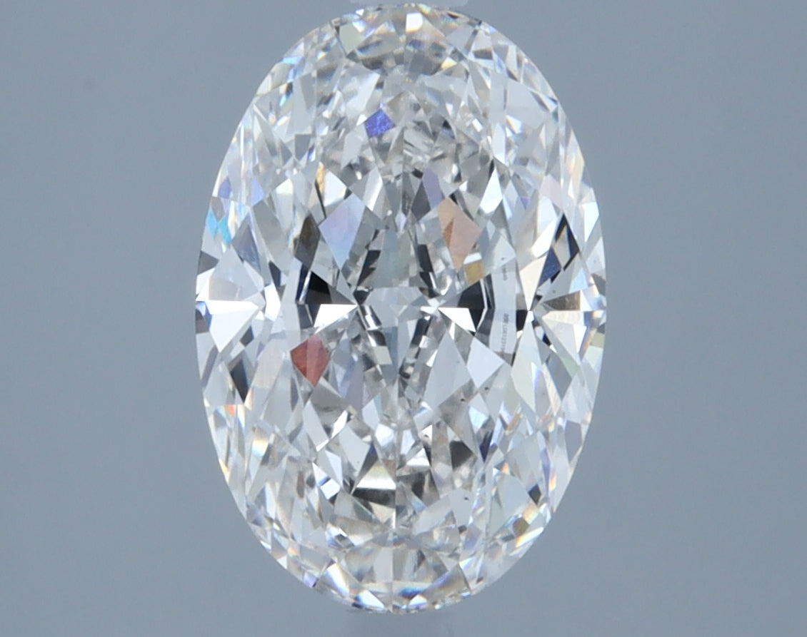 2.01 Carats Oval Shape White Lab Grown Diamond