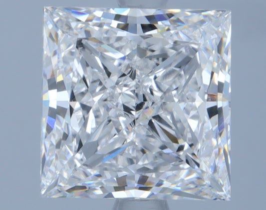 2.49 Carats Princess Cut White Lab Grown Diamond