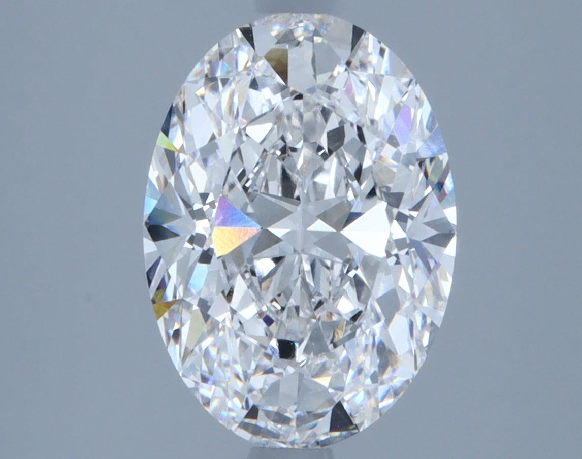 2.2 Carats Oval Shape White Lab Grown Diamond