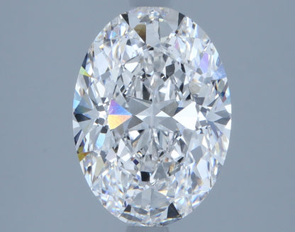 2.2 Carats Oval Shape White Lab Grown Diamond