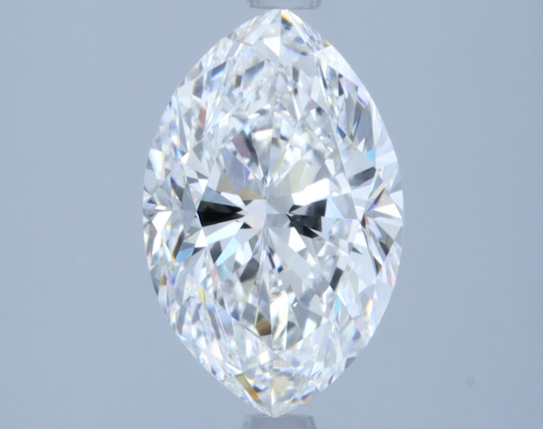 2.28 Carats Marques Cut White Lab Grown Diamond