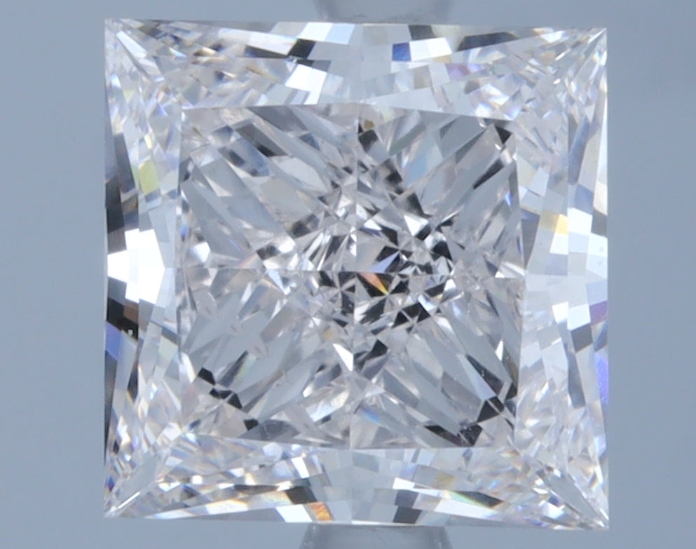 2.29 Carats Princess Cut White Lab Grown Diamond