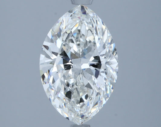 2.39 Carats Marques Cut White Lab Grown Diamond